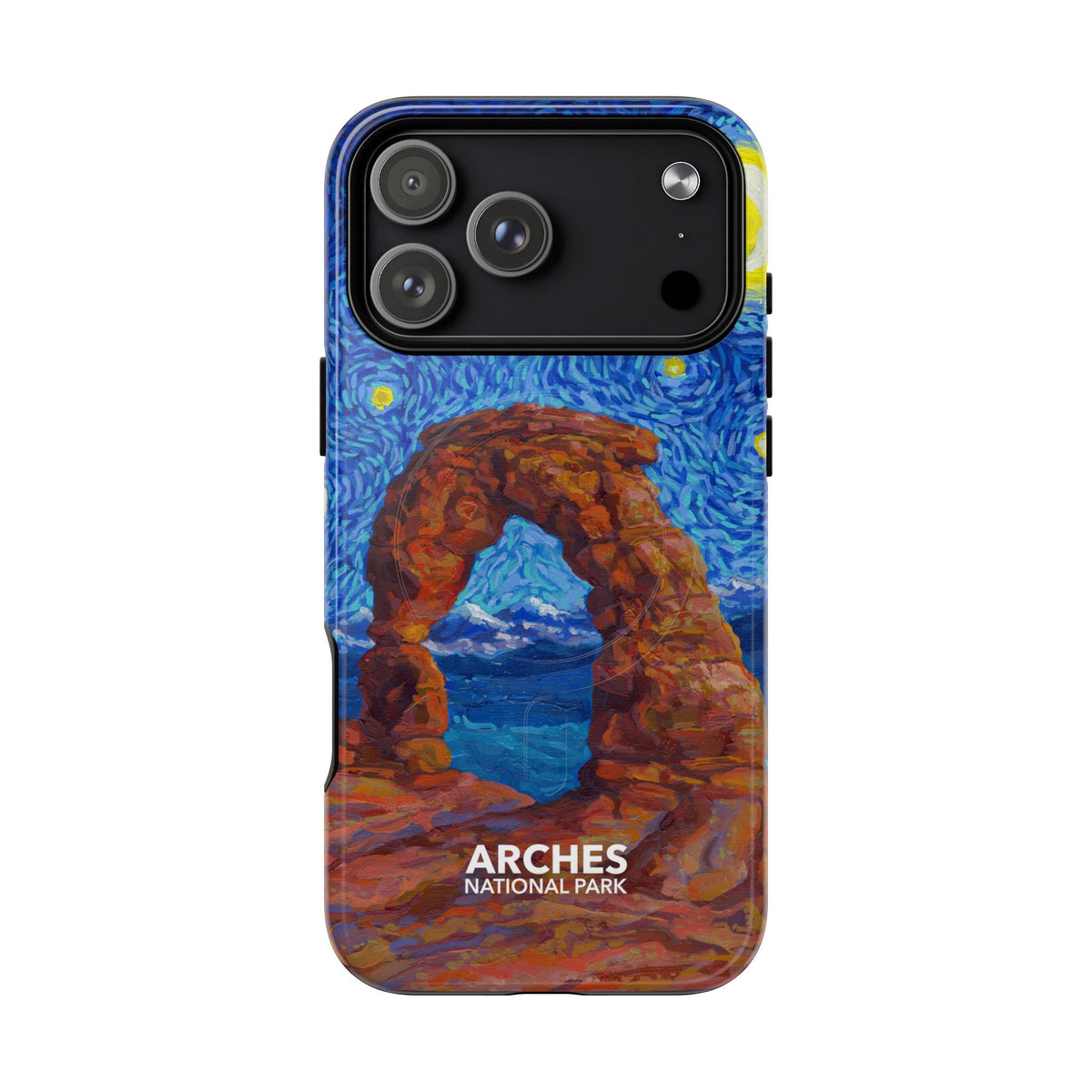 Arches National Park iPhone Case with MagSafe - Starry Night