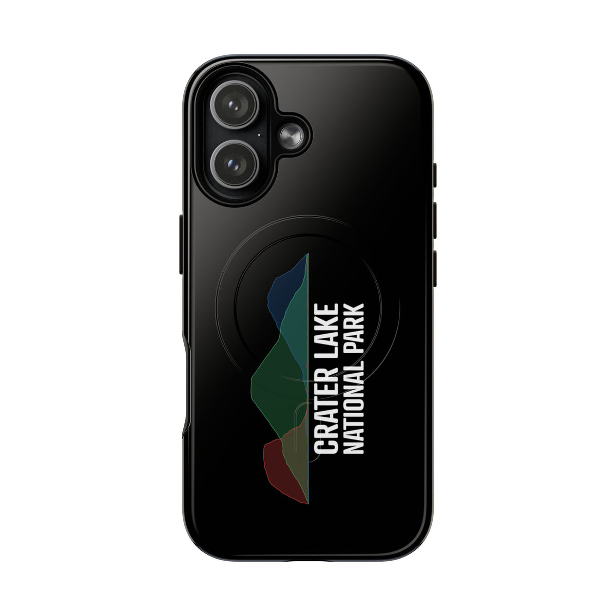 Crater Lake National Park iPhone Case with MagSafe - Histogram Design
