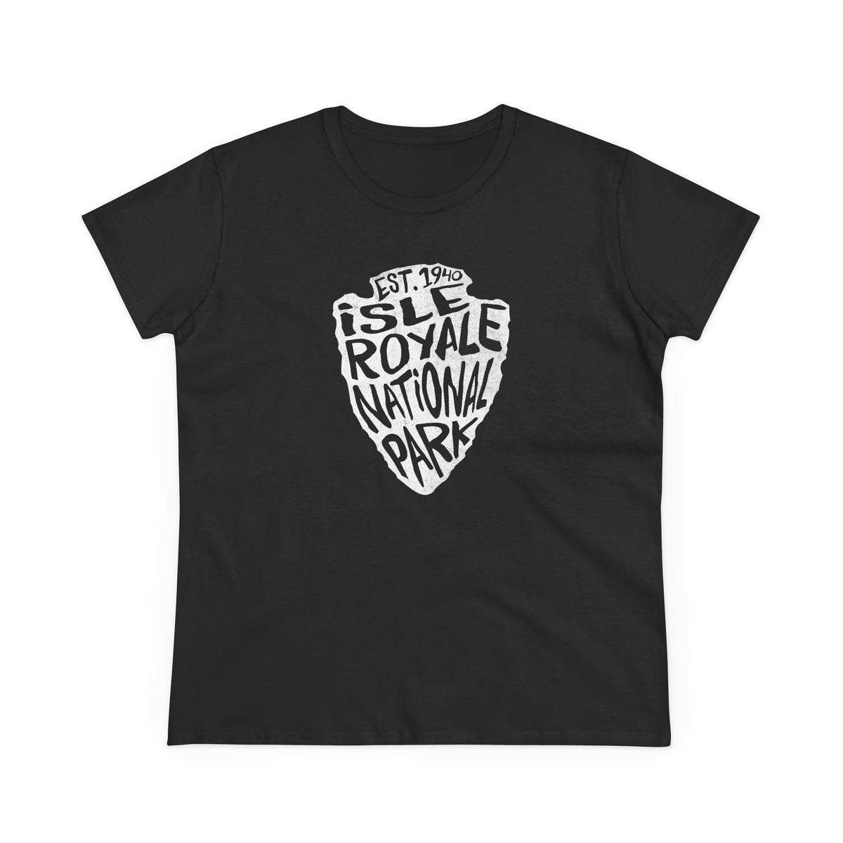 Isle Royale National Park Women's T-Shirt - Arrowhead Design