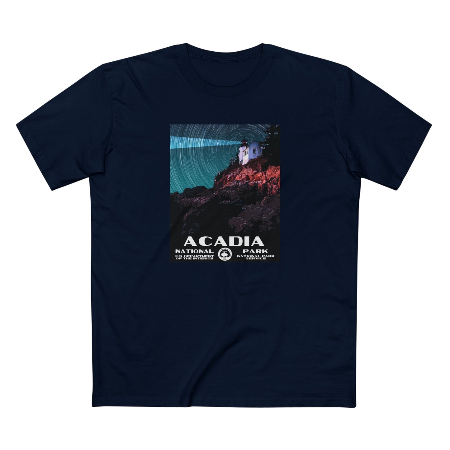 Acadia National Park T-Shirt in Navy