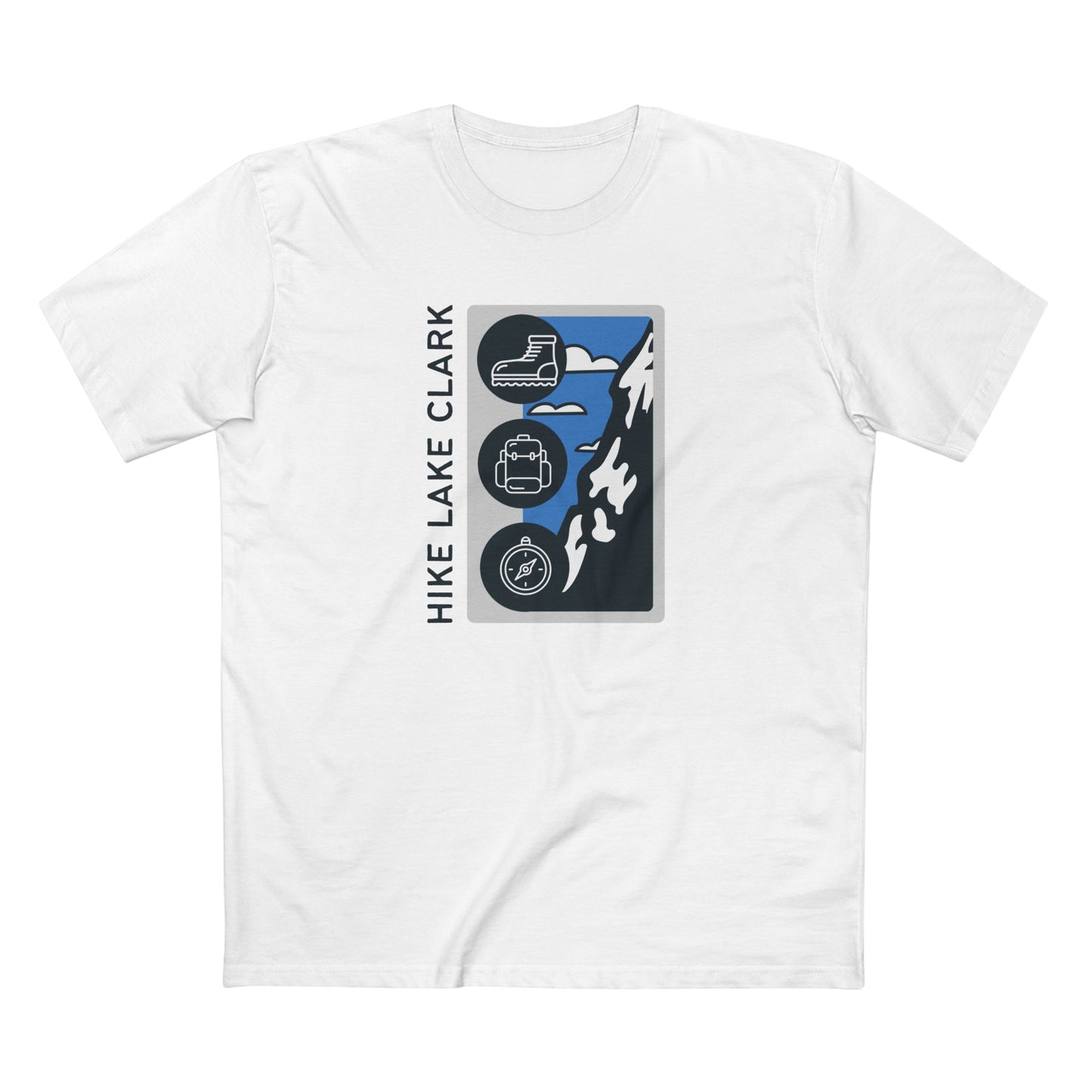 Lake Clark National Park T-Shirt - Hike Lake Clark in White