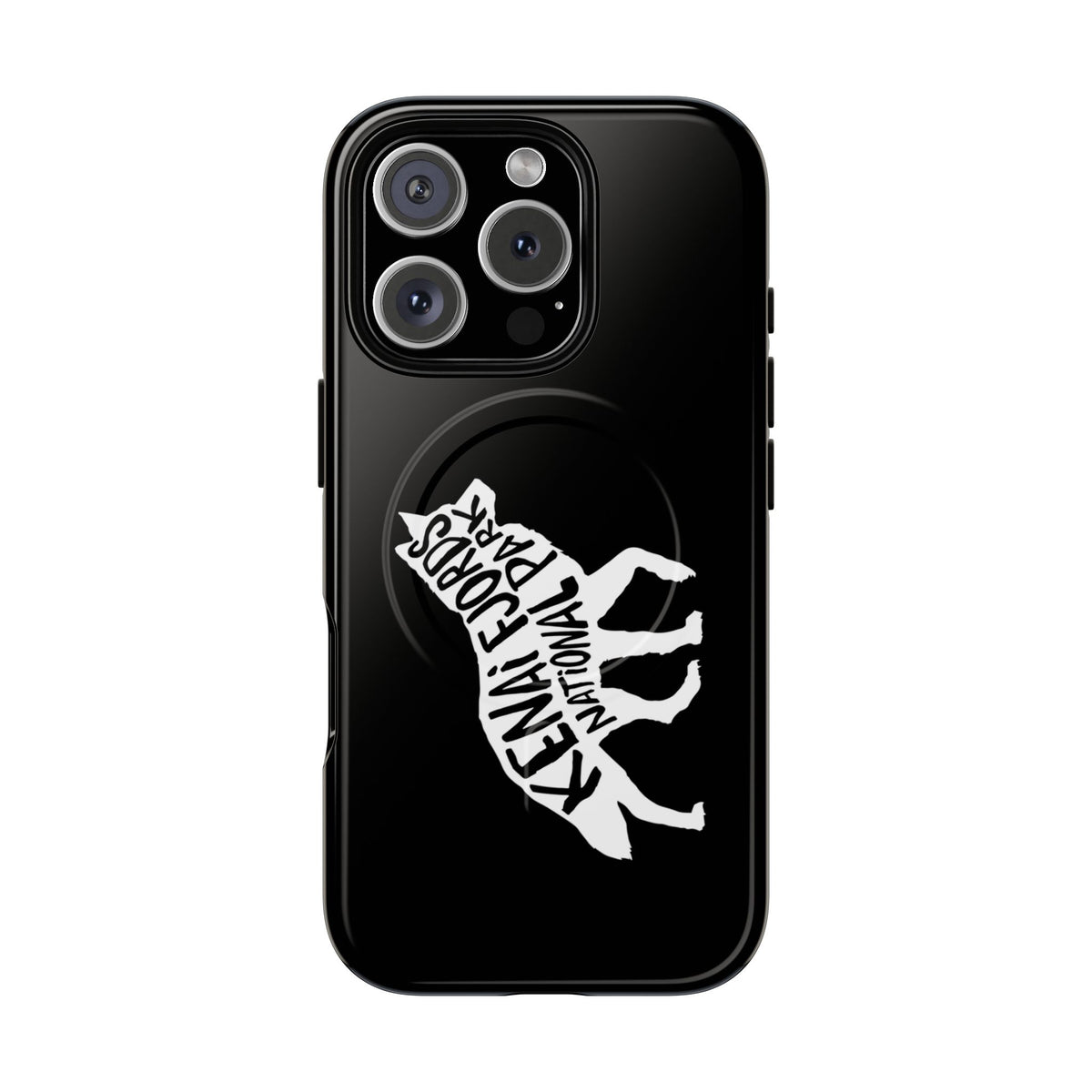Kenai Fjords National Park iPhone Case with MagSafe - Wolf Design