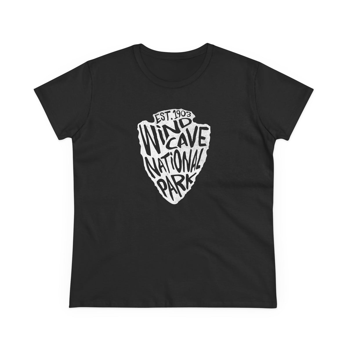 Wind Cave National Park Women's T-Shirt - Arrowhead Design
