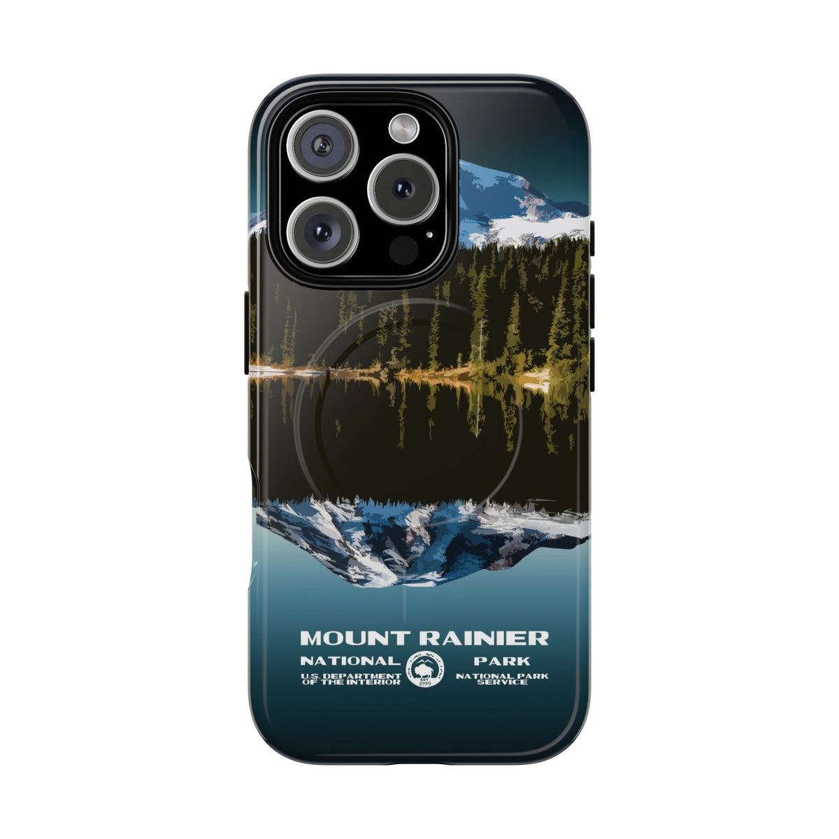 Mount Rainier National Park iPhone Case with MagSafe - WPA Design