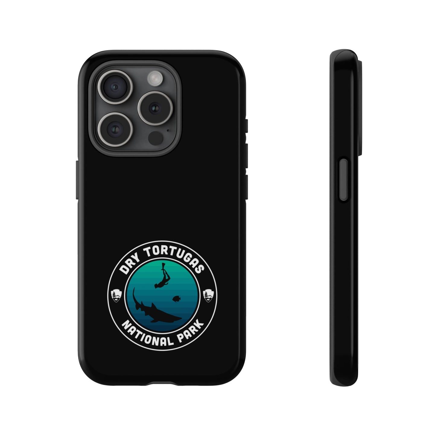 Dry Tortugas National Park Phone Case - Round Emblem Design