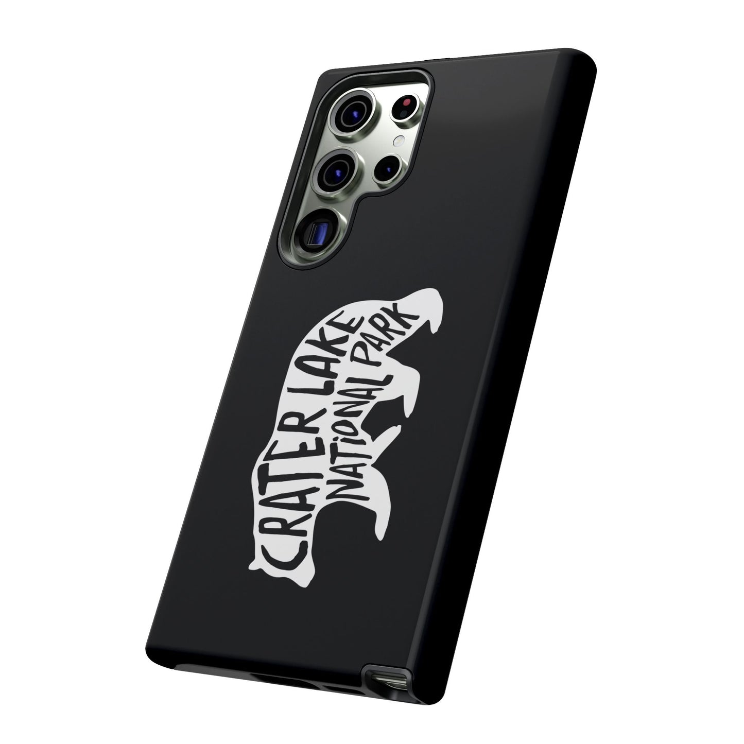 Crater Lake National Park Phone Case - Black Bear Design
