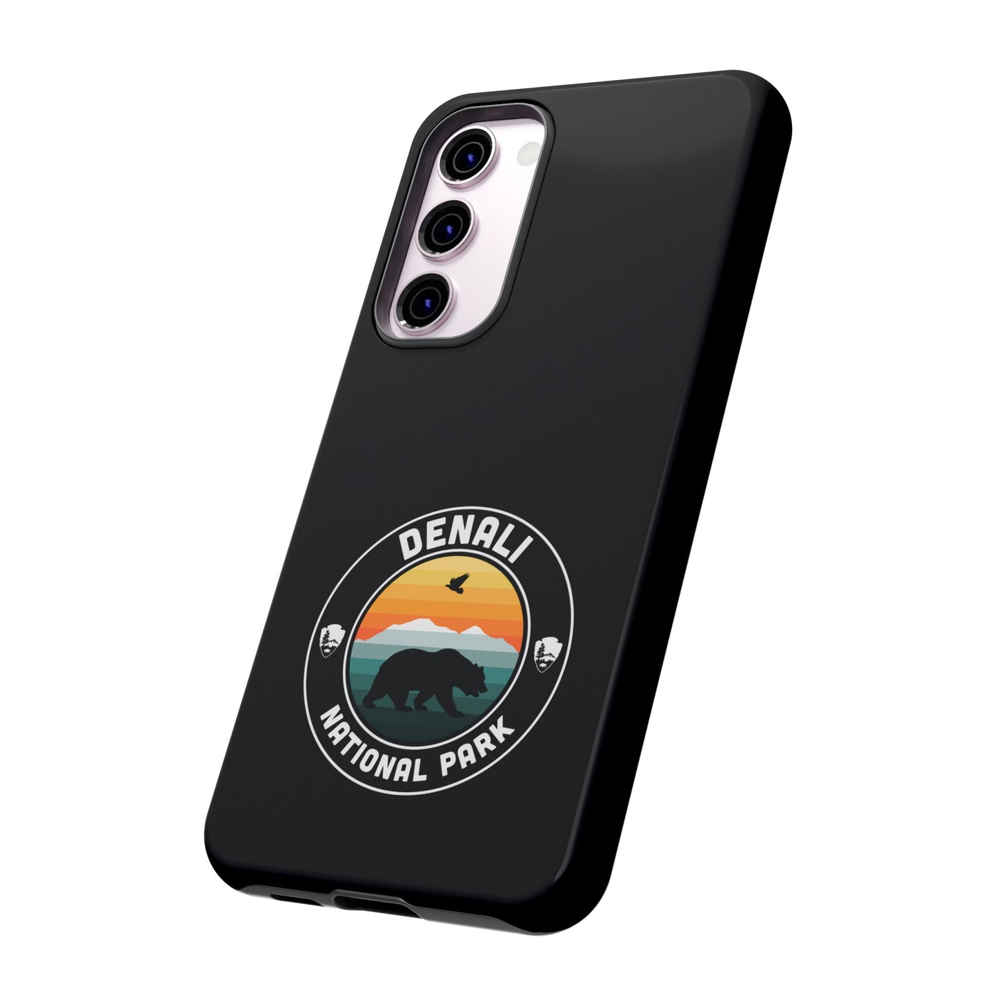 Denali National Park Phone Case - Round Emblem Design
