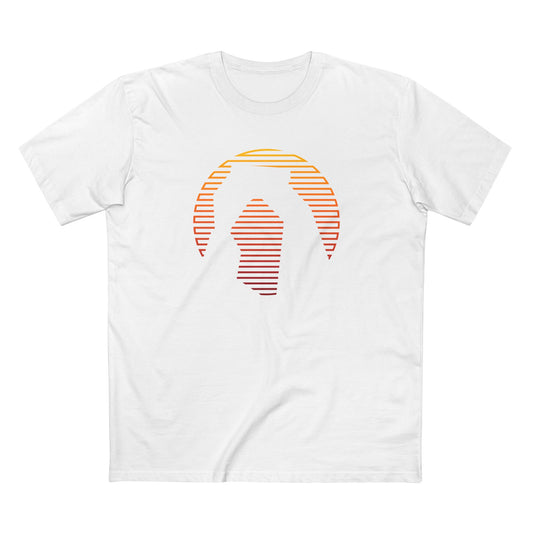 Arches National Park T-Shirt - Delicate Arch Orange Gradient in White
