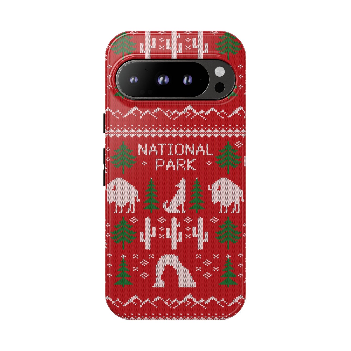 National Park Phone Case - Fair Isle Pattern