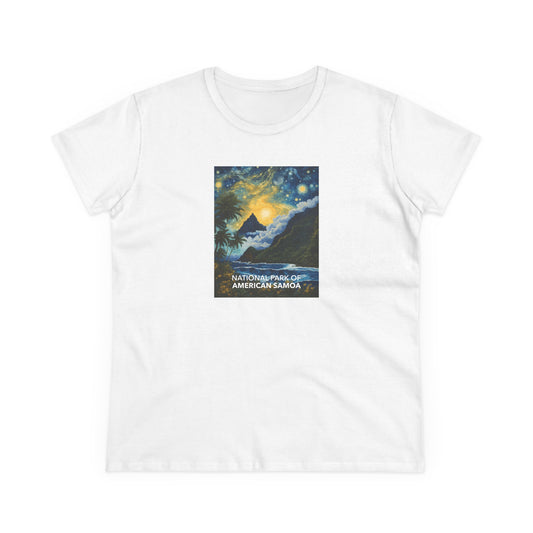 National Park of American Samoa Women's T-Shirt - Starry Night
