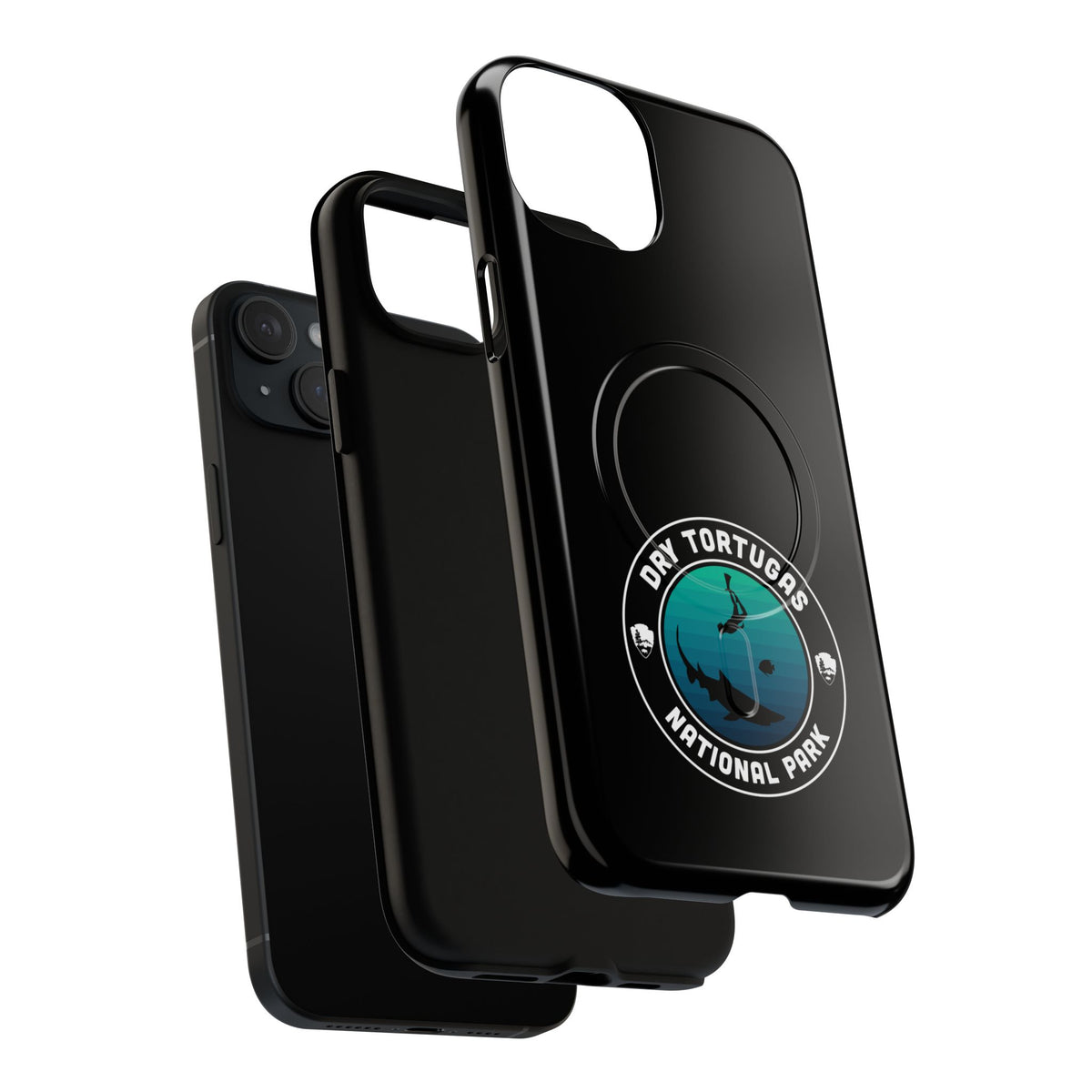 Dry Tortugas National Park iPhone Case with MagSafe - Round Emblem Design