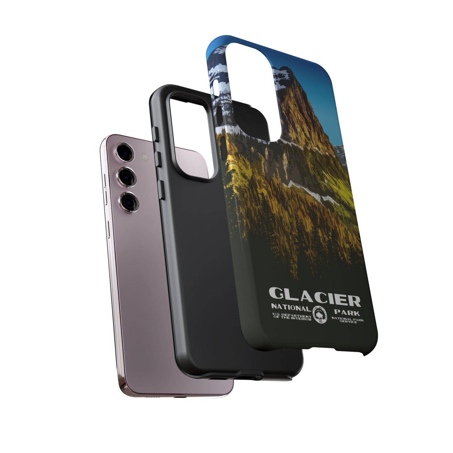 Glacier National Park Phone Case - WPA Style