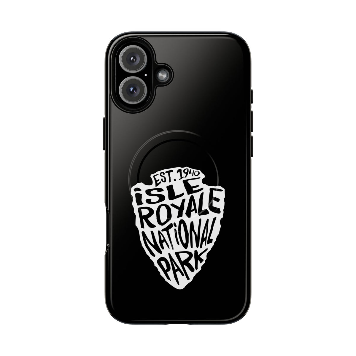 Isle Royale National Park iPhone Case with MagSafe - Arrowhead Design