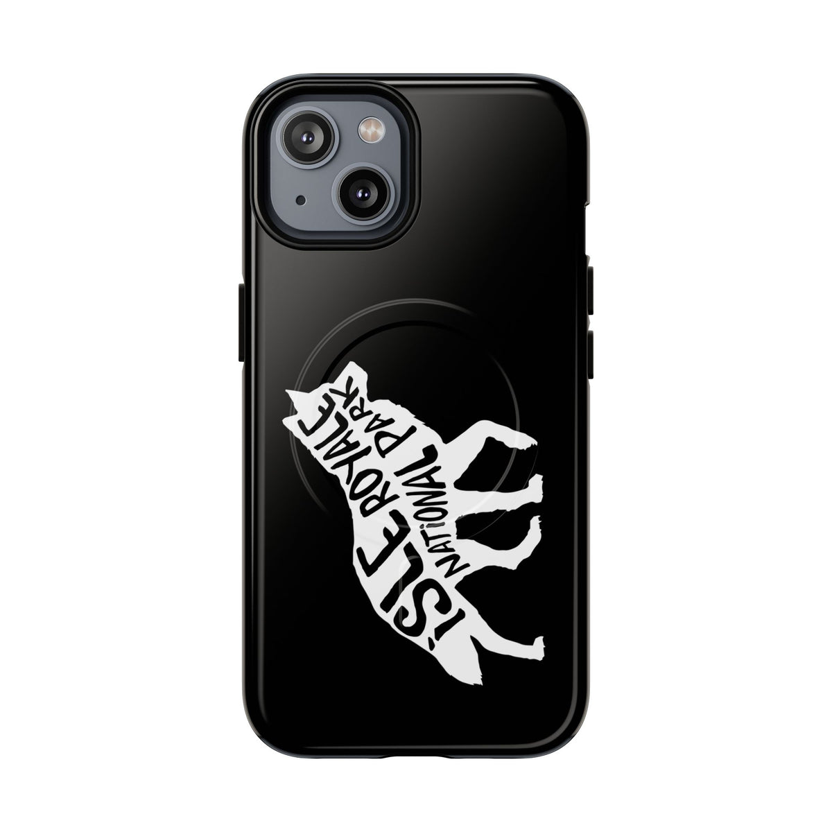 Isle Royale National Park iPhone Case with MagSafe - Wolf Design