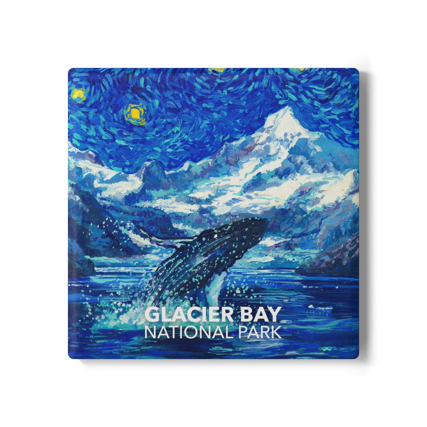 Glacier Bay National Park Coaster - The Starry Night