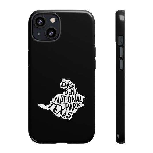 Big Bend National Park Phone Case - Map Design