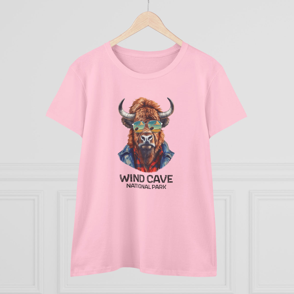 Wind Cave National Park Women's T-Shirt - Cool Bison