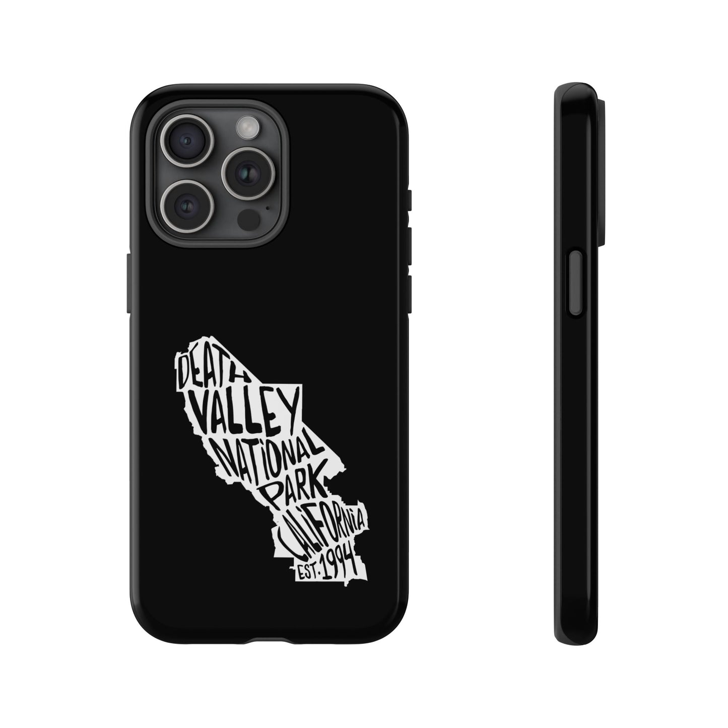 Death Valley National Park Phone Case - Map Design