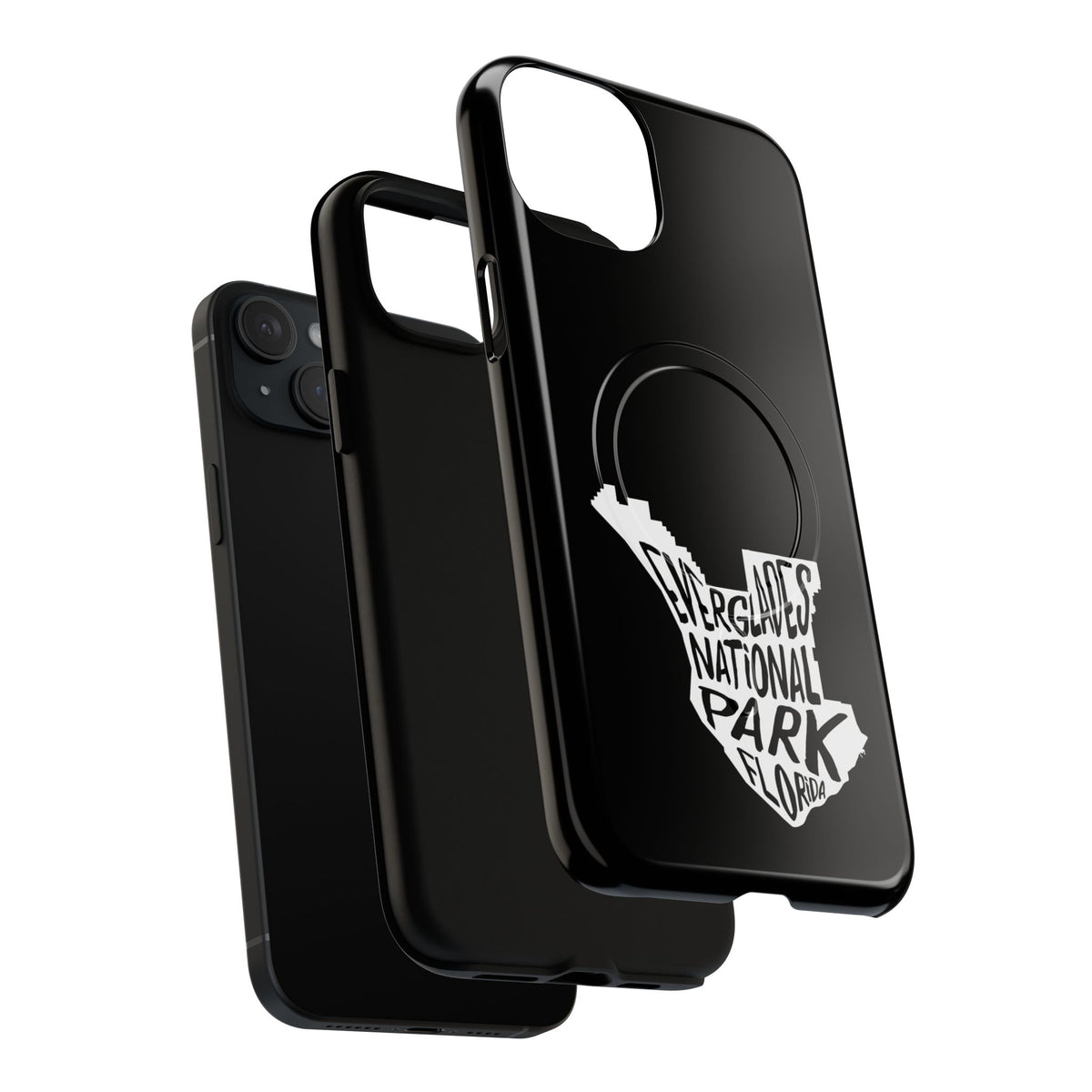 Everglades National Park iPhone Case with MagSafe - Map Design
