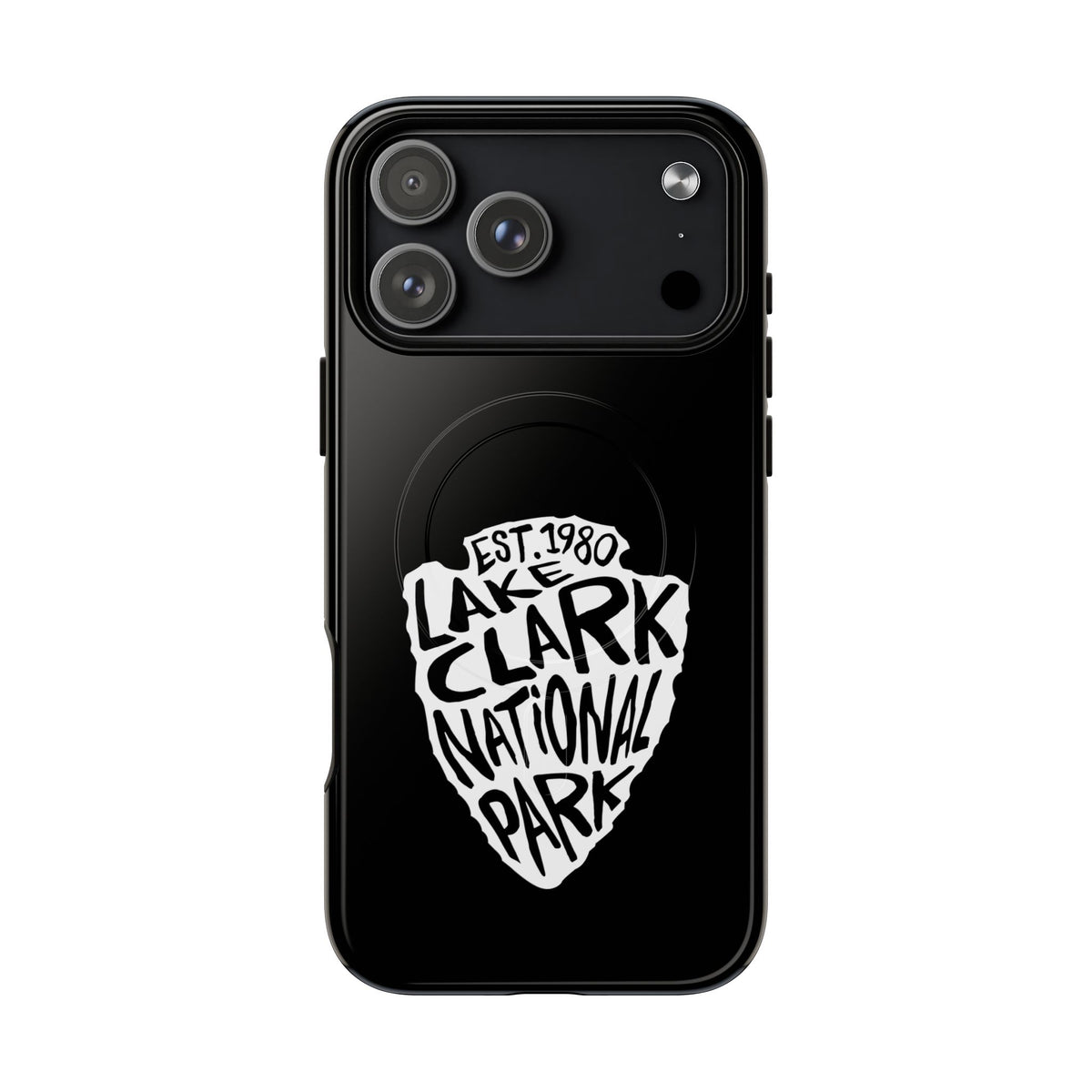 Lake Clark National Park iPhone Case with MagSafe - Arrowhead Design