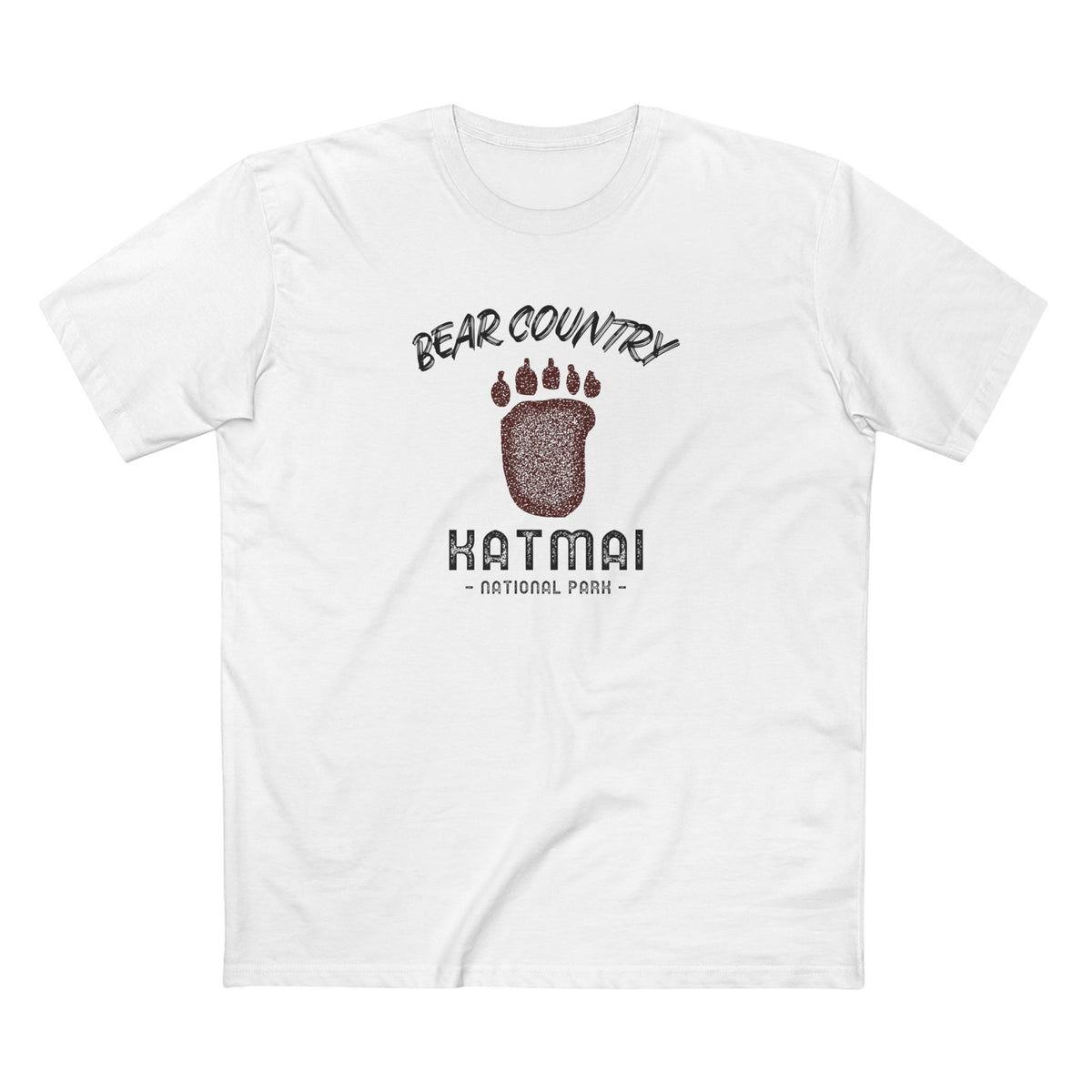 Katmai National Park T-Shirt - Bear Country in White