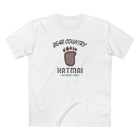 Katmai National Park T-Shirt - Bear Country in White
