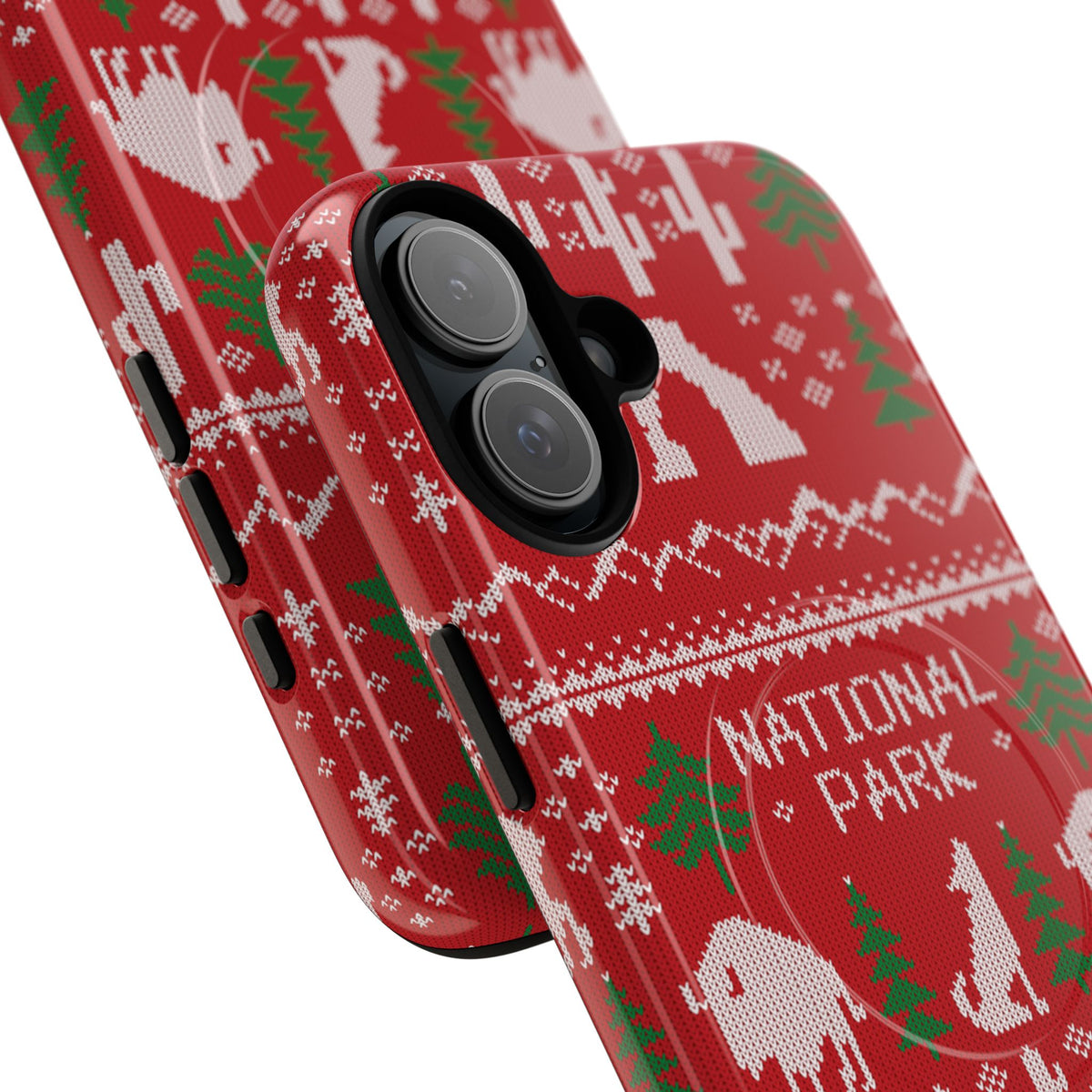 National Park iPhone Case with MagSafe - Fair Isle Pattern