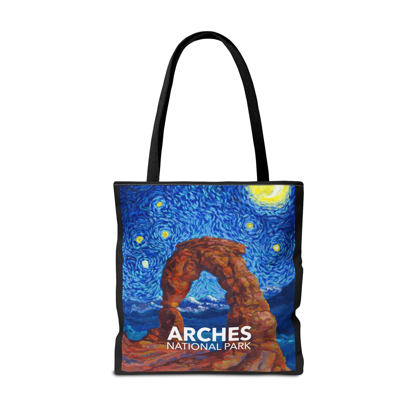Arches National Park Tote Bag - The Starry Night Large