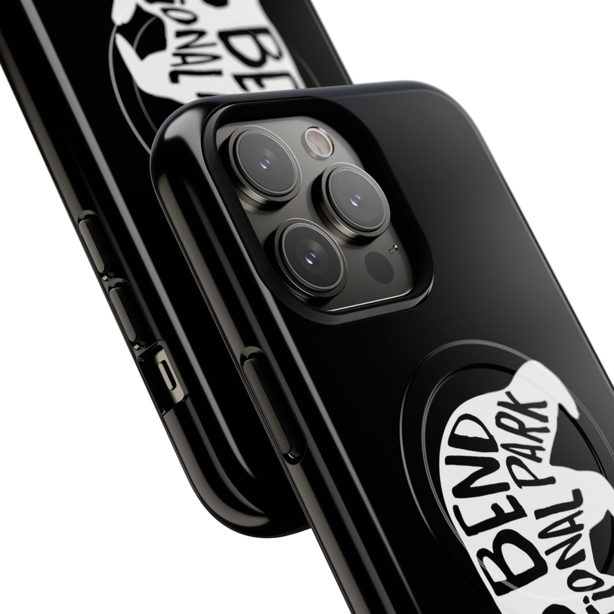 Big Bend National Park iPhone Case with MagSafe - Black Bear Design