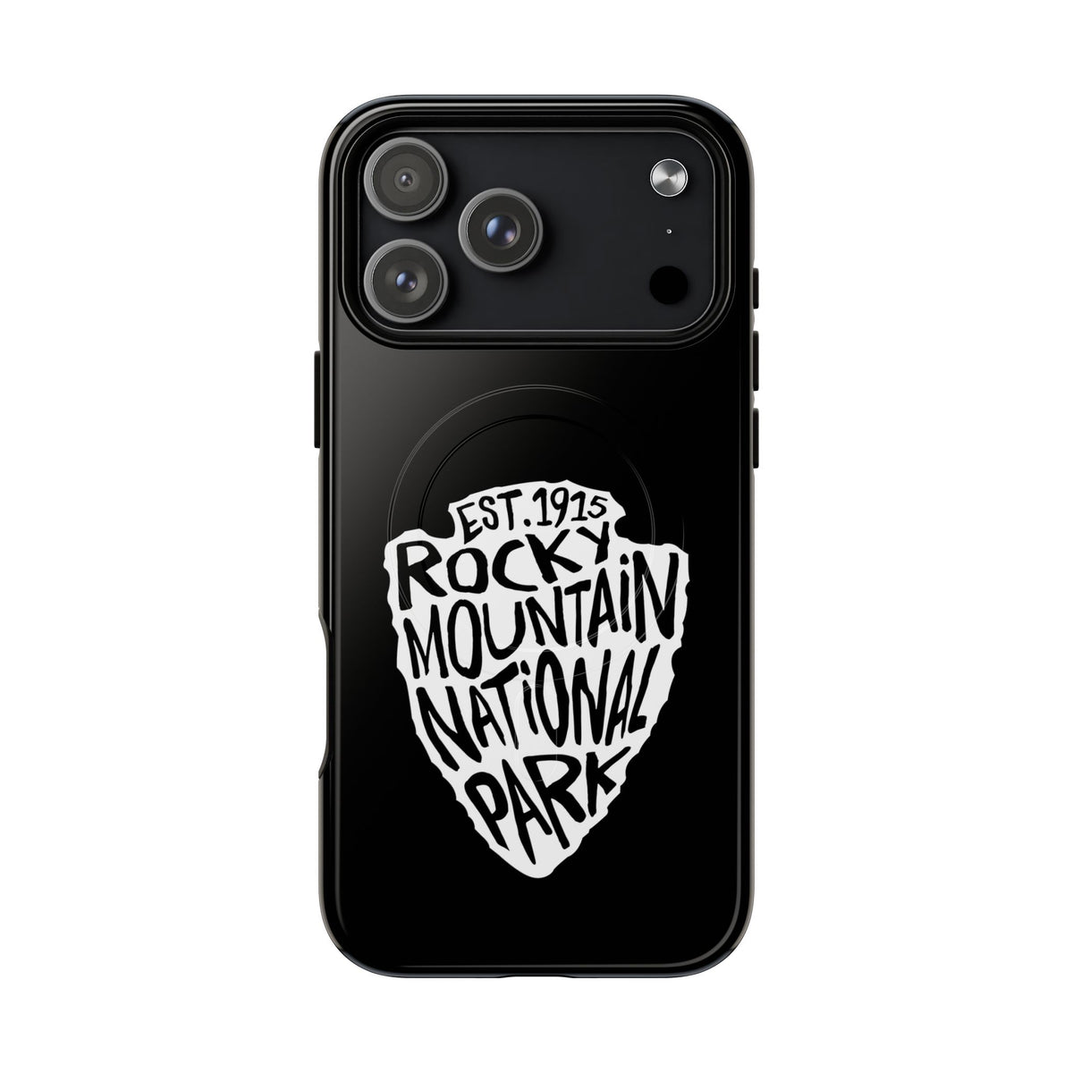 Rocky Mountain National Park iPhone Case with MagSafe - Arrowhead Design