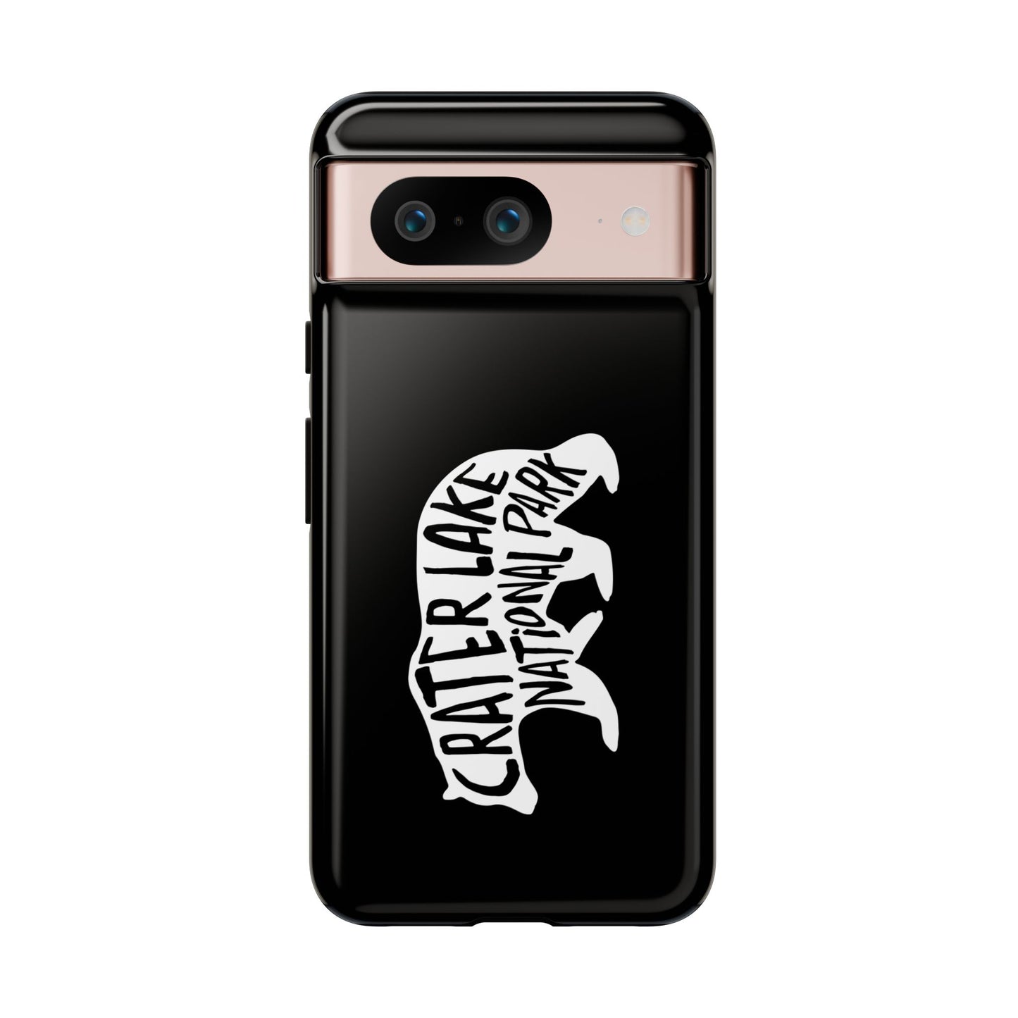 Crater Lake National Park Phone Case - Black Bear Design