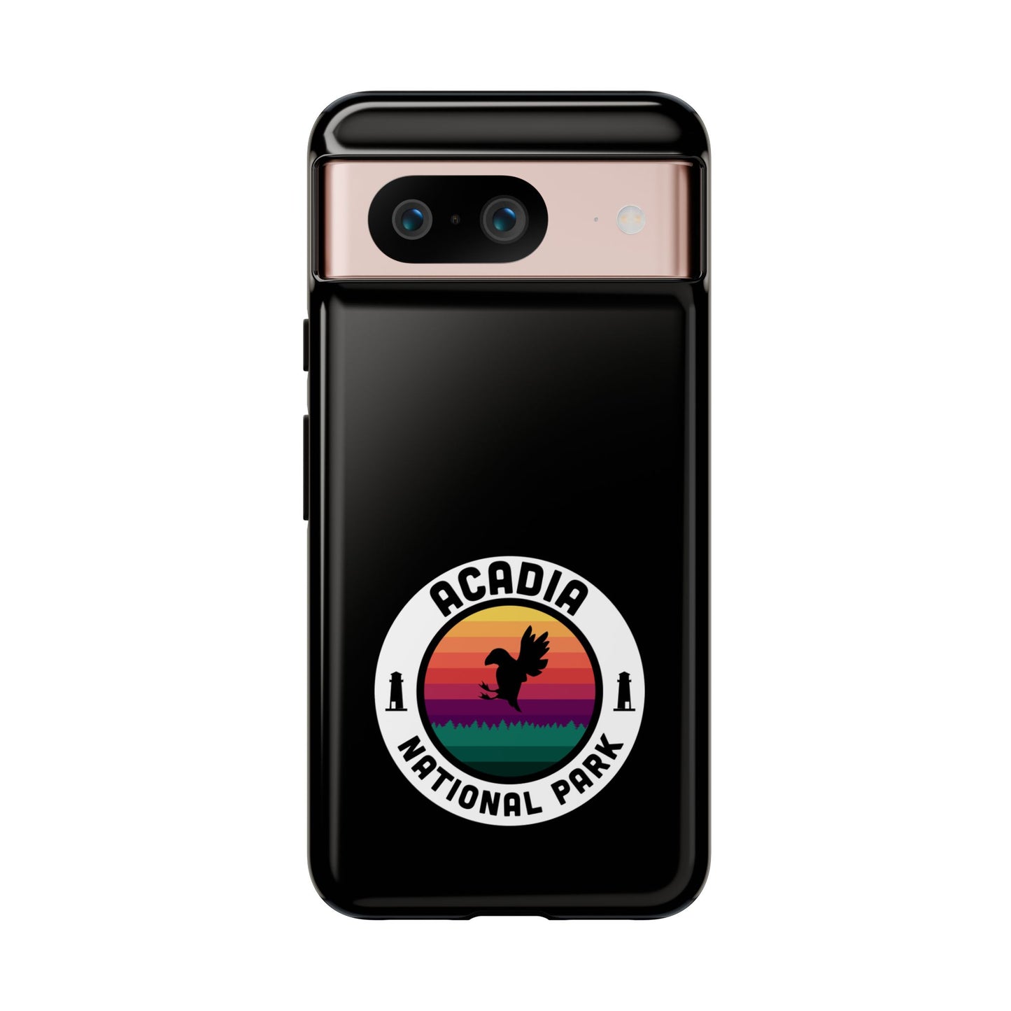 Acadia National Park Phone Case - Round Emblem Design