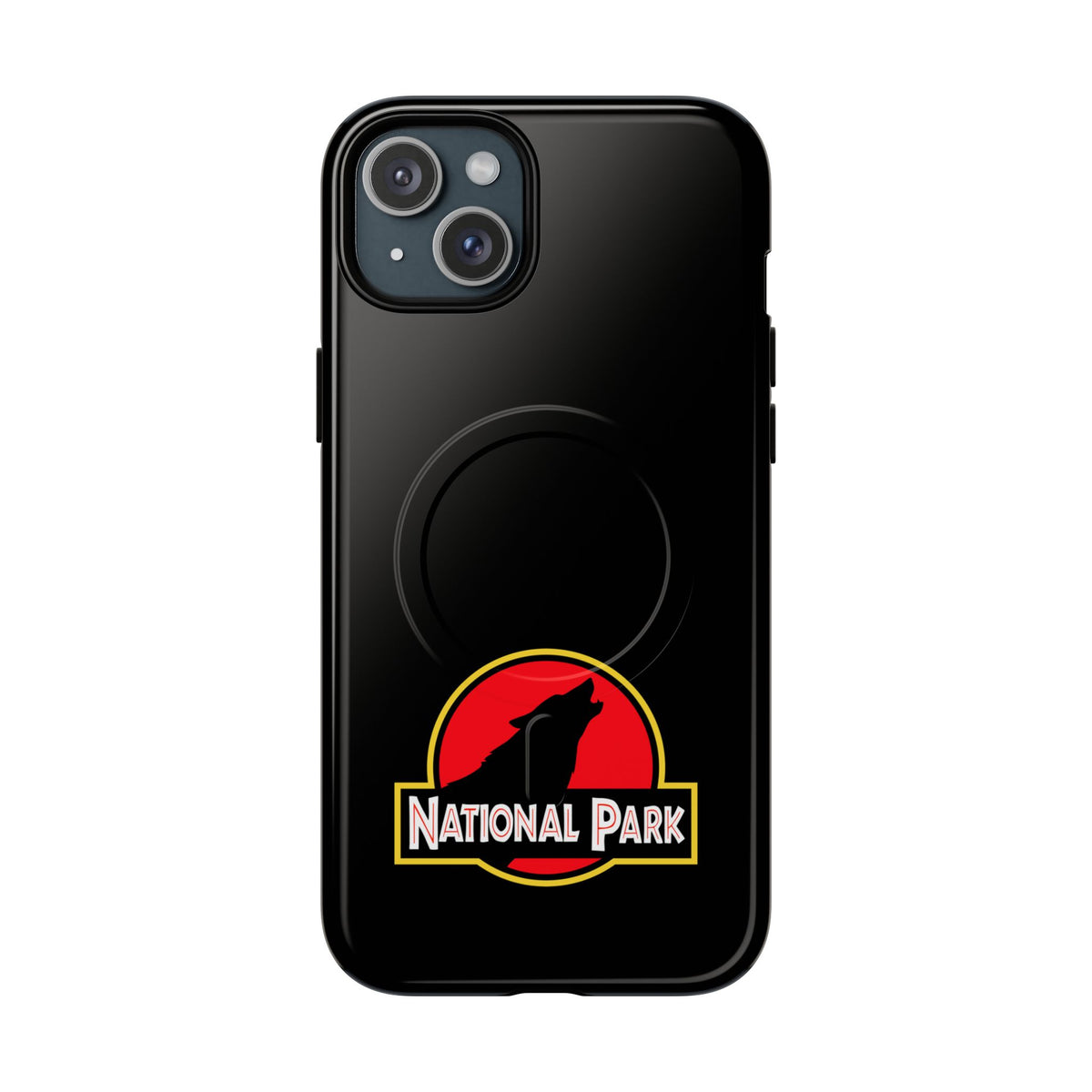 Wolf National Park iPhone Case with MagSafe - Parody Logo