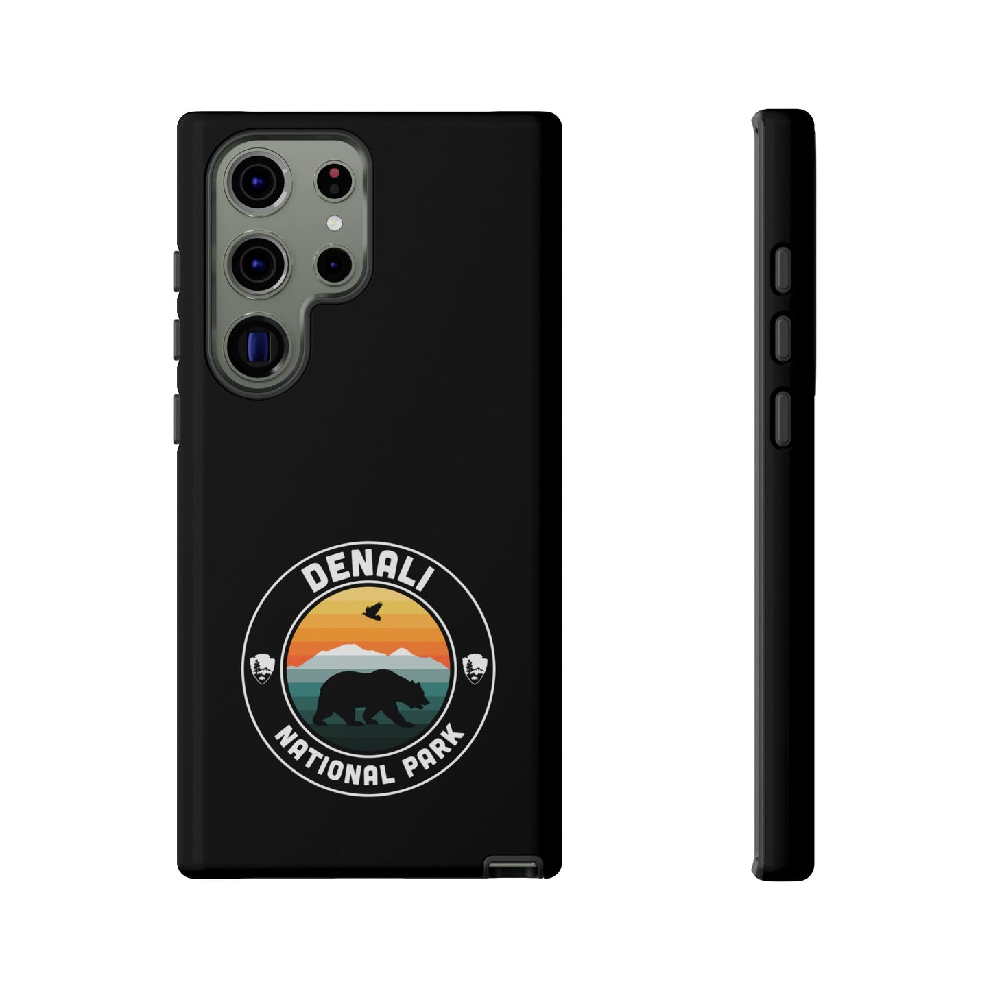 Denali National Park Phone Case - Round Emblem Design
