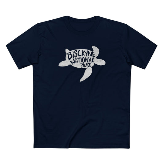Biscayne National Park T-Shirt - Turtle in Navy