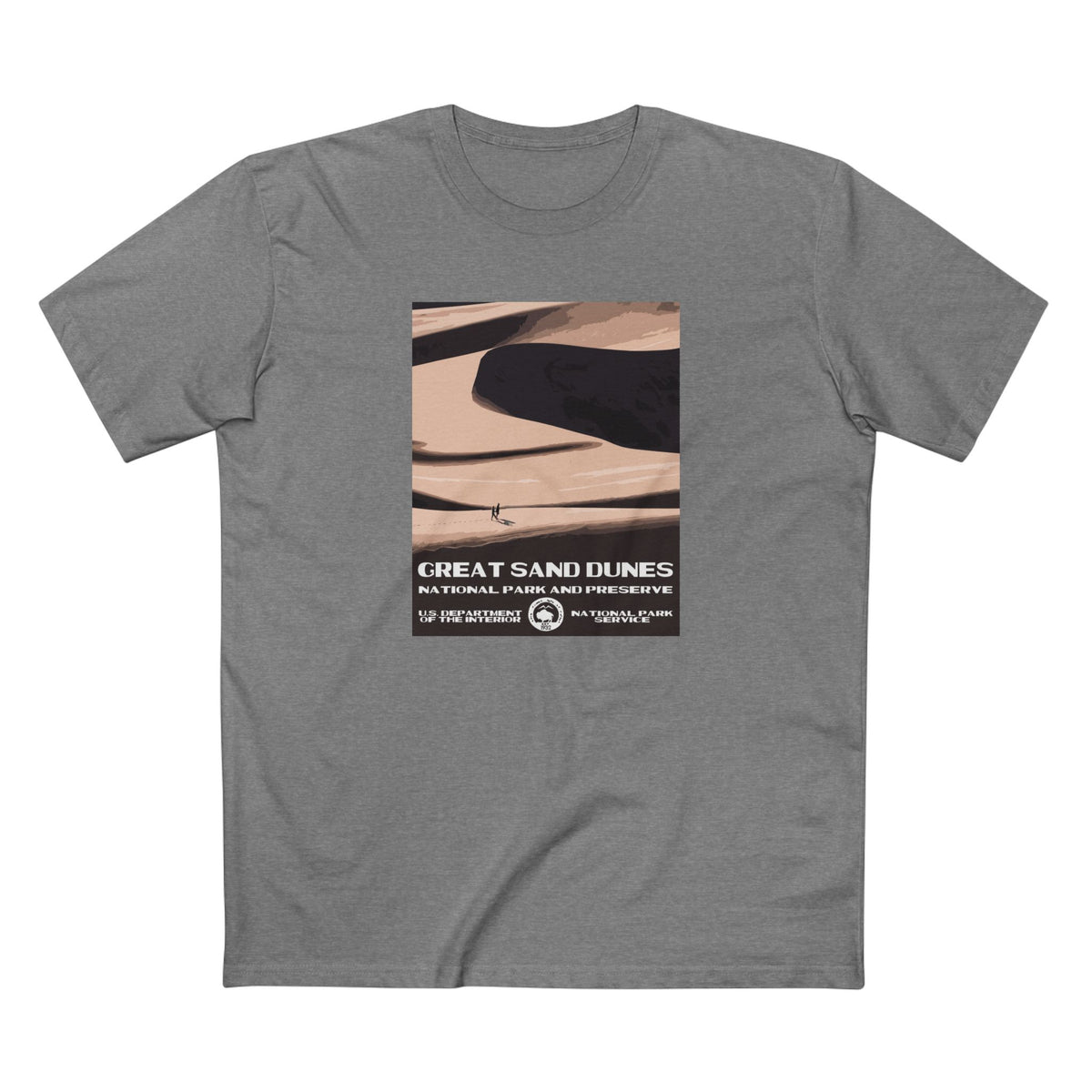 Great Sand Dunes National Park T-Shirt in Athletic Heather