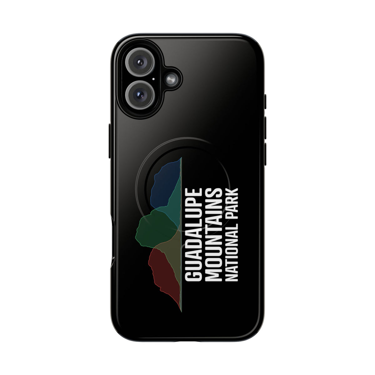 Guadalupe Mountains National Park iPhone Case with MagSafe - Histogram Design