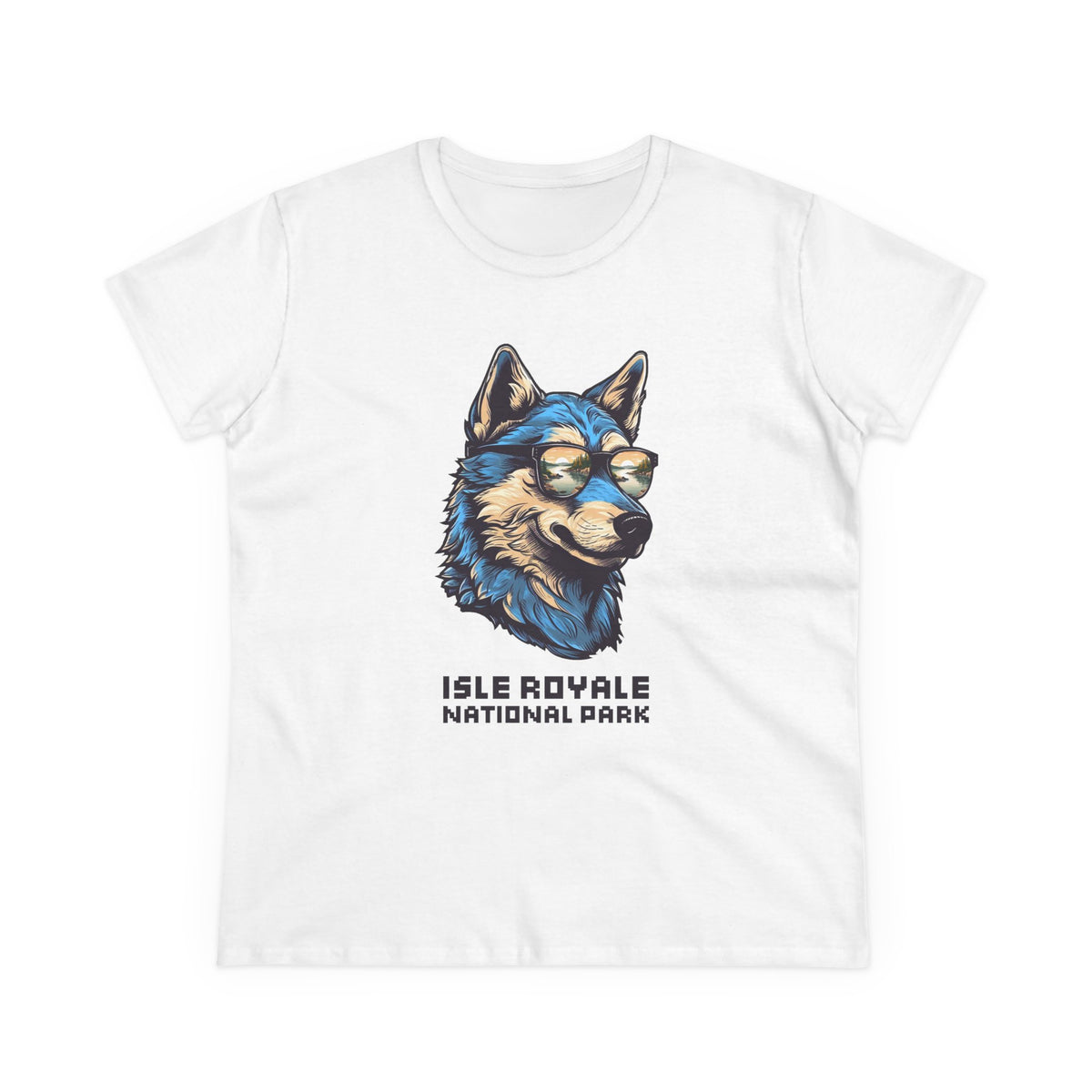 Isle Royale National Park Women's T-Shirt - Cool Wolf