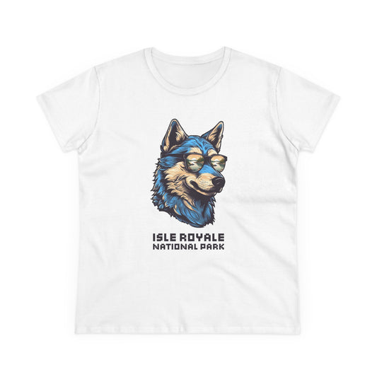 Isle Royale National Park Women's T-Shirt - Cool Wolf