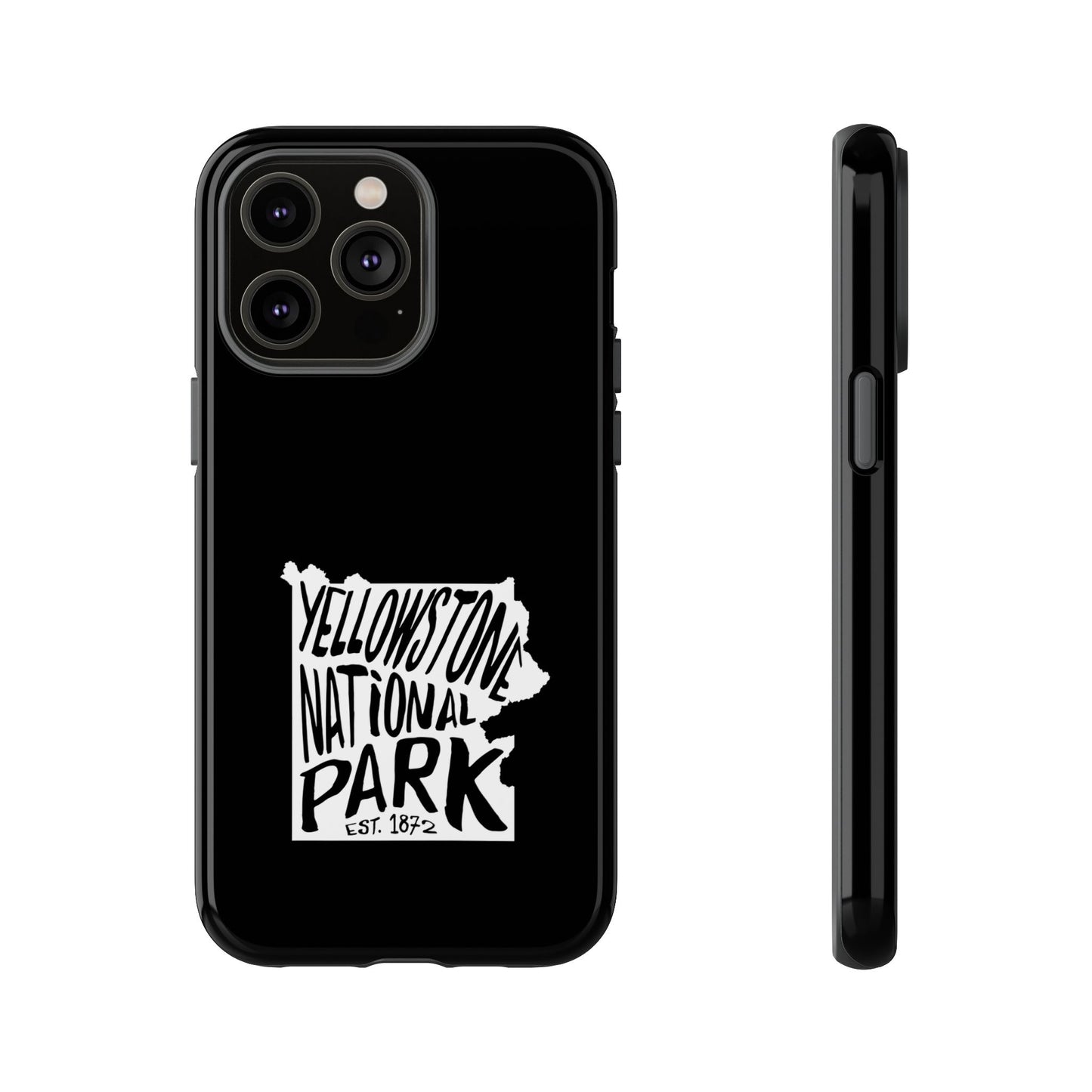 Yellowstone National Park Phone Case - Map Design