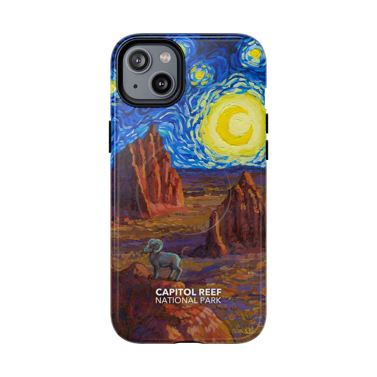 Capitol Reef National Park iPhone Case with MagSafe - Starry Night