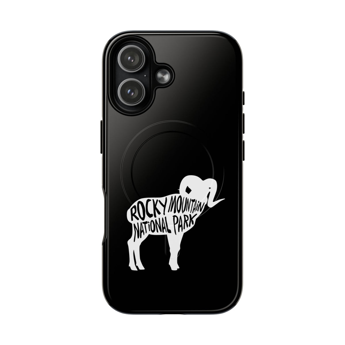 Rocky Mountain National Park iPhone Case with MagSafe - Bighorn Sheep Design