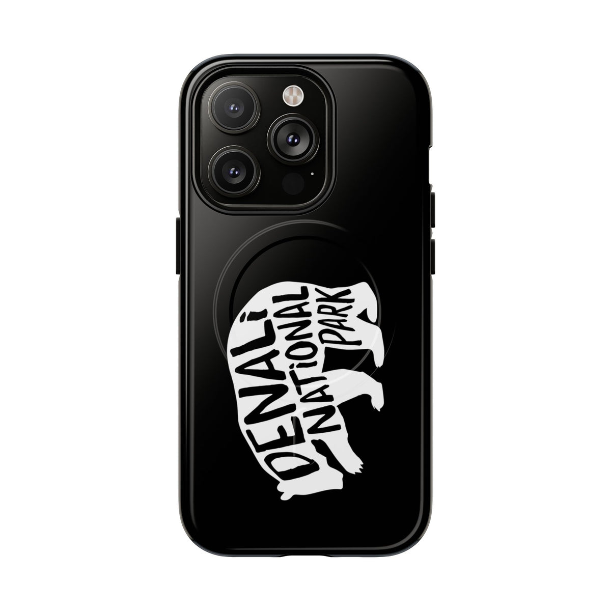 Denali National Park iPhone Case with MagSafe - Grizzly Bear Design