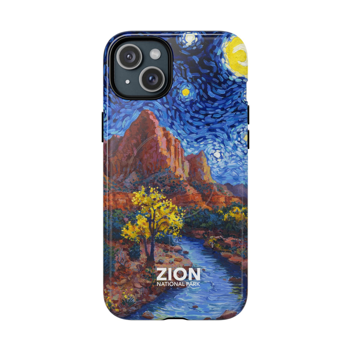 Zion National Park iPhone Case with MagSafe - Starry Night