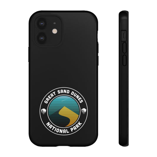 Great Sand Dunes National Park Phone Case - Round Emblem Design