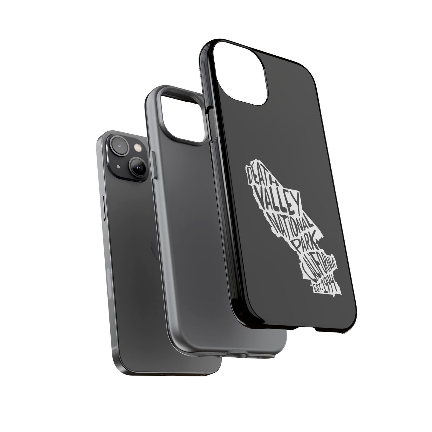 Death Valley National Park Phone Case - Map Design