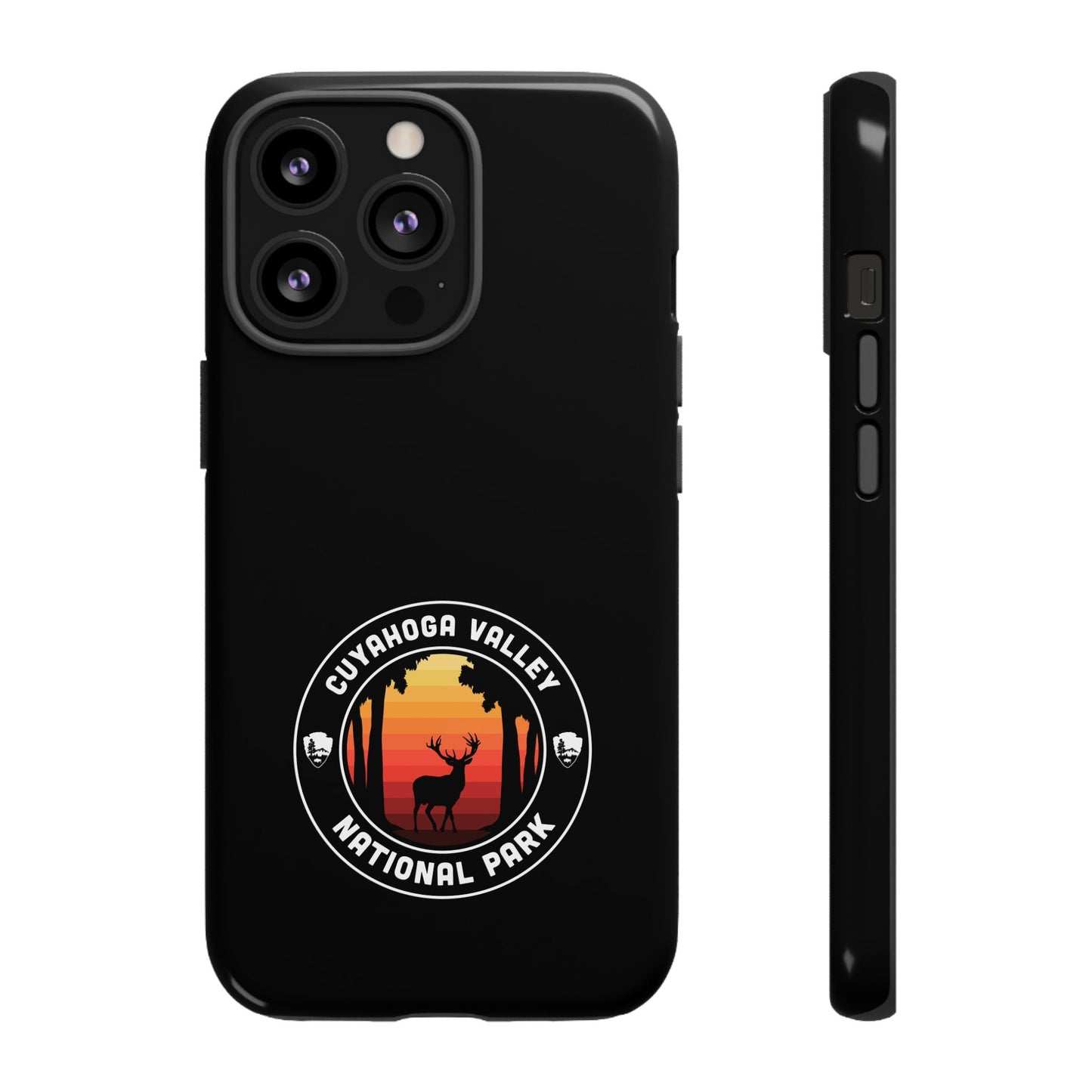 Cuyahoga Valley National Park Phone Case - Round Emblem Design