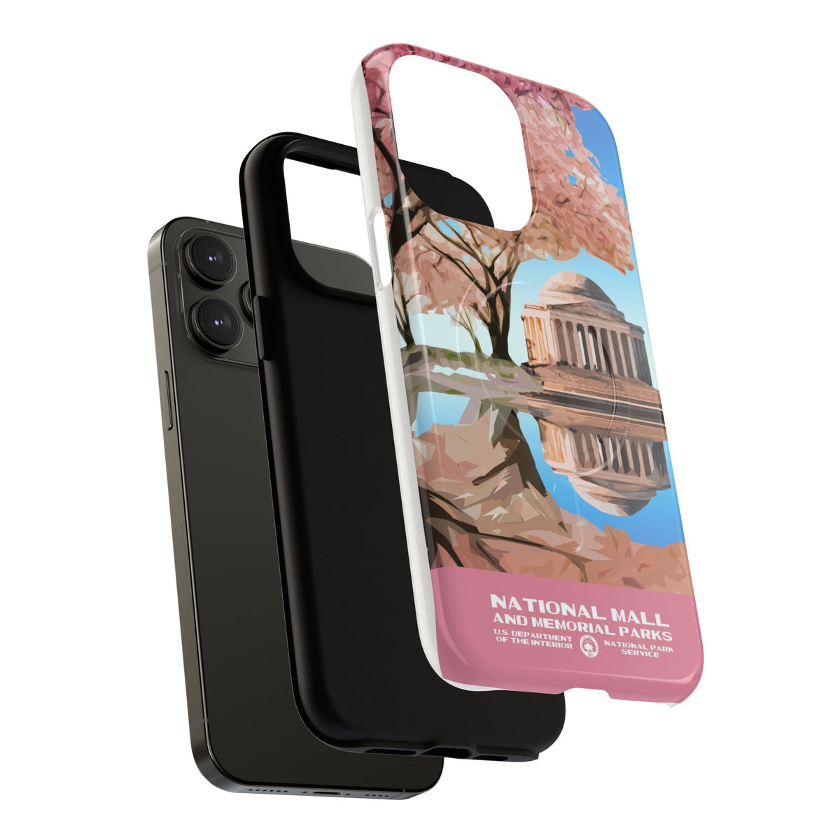 National Mall Washington DC iPhone Case with MagSafe - WPA Design