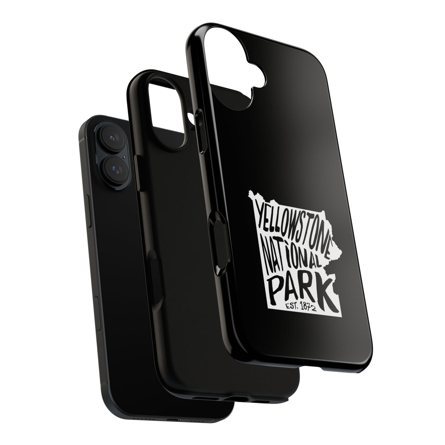 Yellowstone National Park Phone Case - Map Design