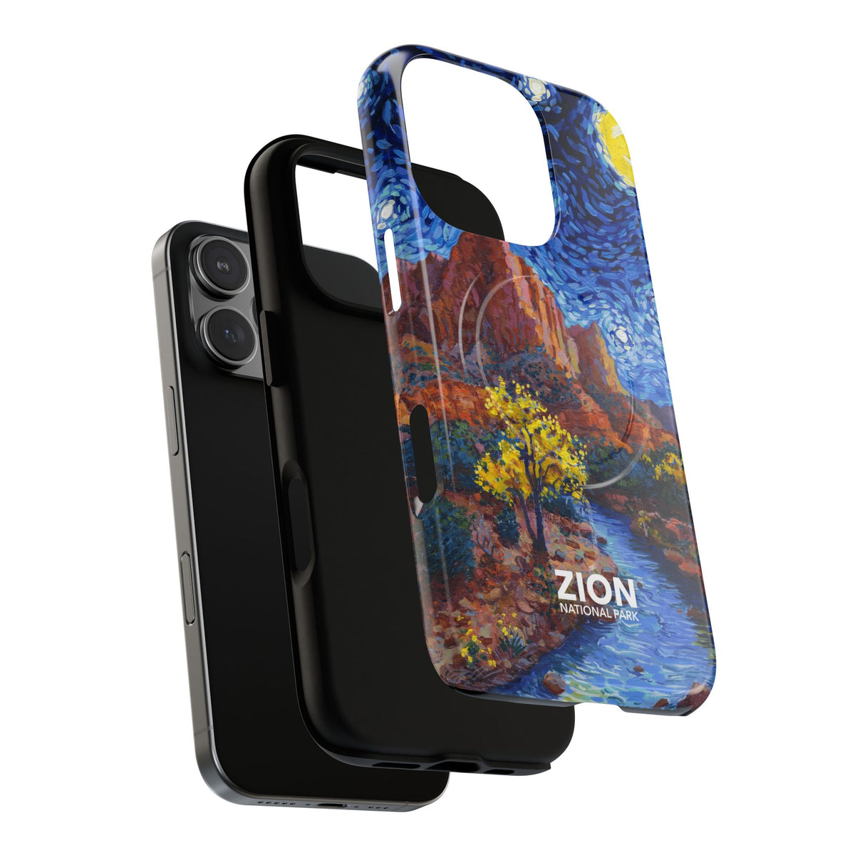 Zion National Park iPhone Case with MagSafe - Starry Night